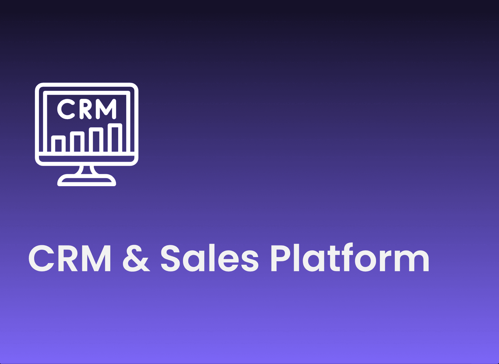 CRM & Sales Platform